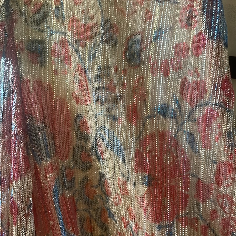 ba&sh Metallic Shimmery Ruched Dress - Picture 7 of 10